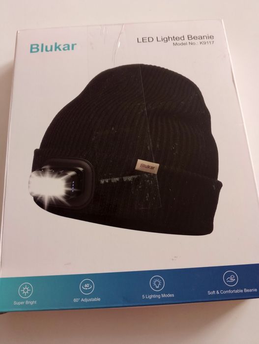 Czapka z latarką Blukar nowa