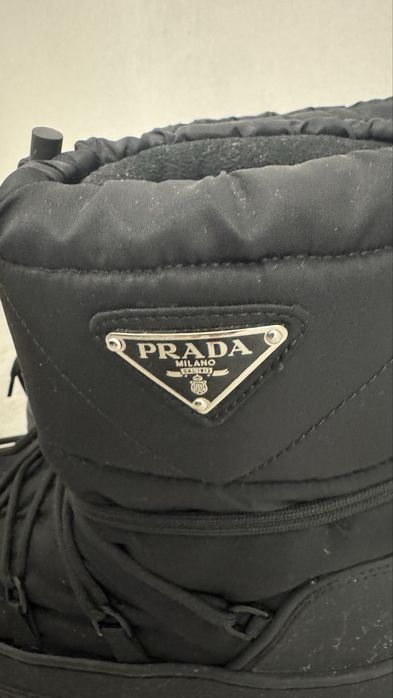 Moonboot prada черные