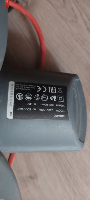 Pilarka tarczowa Graphite 58G486 1200W (Głębokość