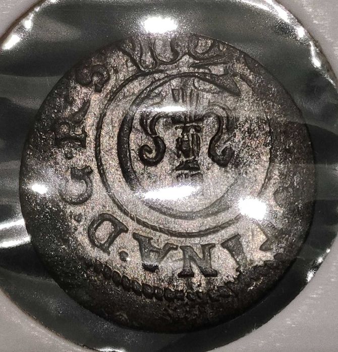 Szeląg ryski, Krystyna Wazówna, Ryga ok. 1650