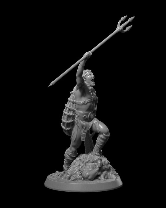 Retiarius Mistrz Sieci Figurka 32mm 14K zgodna z D&D Pathfinder Warham