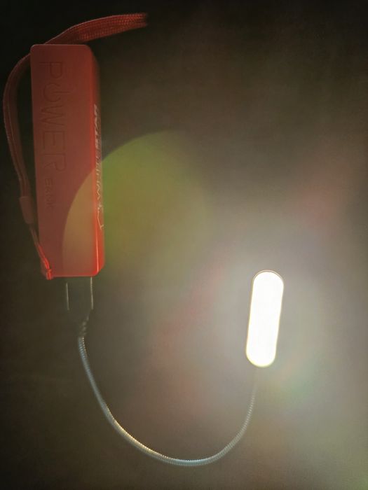 Luz USB flexível
