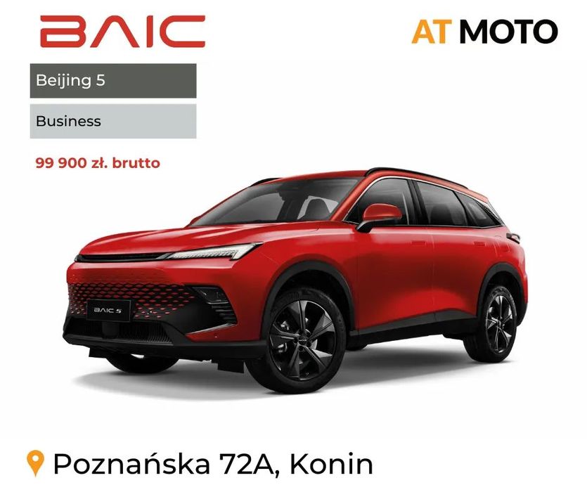 BAIC 5 Business 1.5 177KM automat 7 biegów