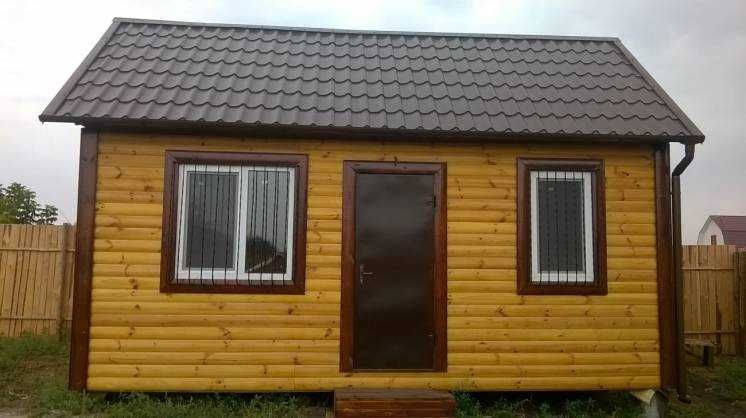 Будинки деревяні каркасні Садові Дачні Битовки Вагончики