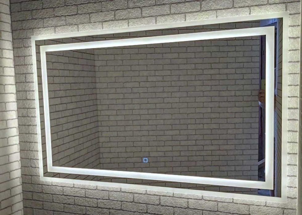 Дзеркало з LED підсвіткою в ванну з поличкою Зеркало с  подсветкой !!!