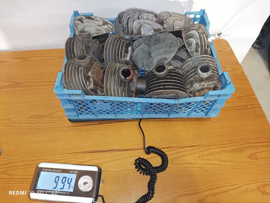 Komar - sztywniak - Romet - cylindry - głowice - 10 kg.