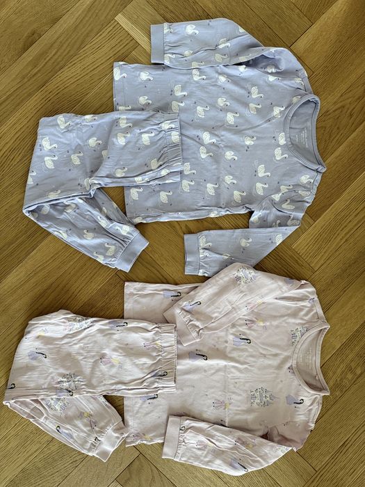 Pidżama x2 Tchibo TCM rozm. 98/104 dla dziewczynki