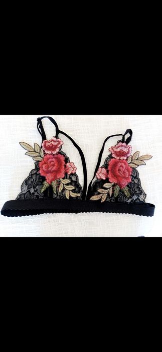 Sutiã com flores