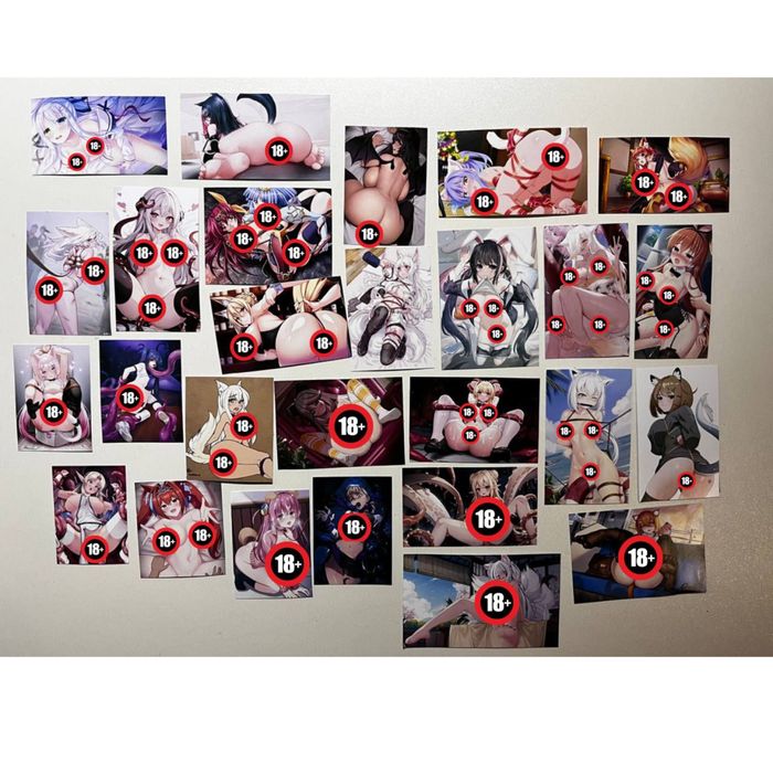 Наклейки стікери Хентай, Hentai 18+