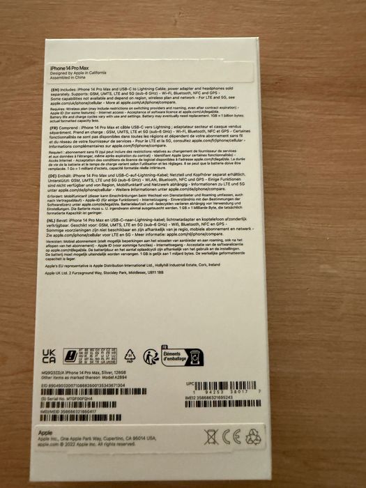 iPhone 14max Pro srebrny