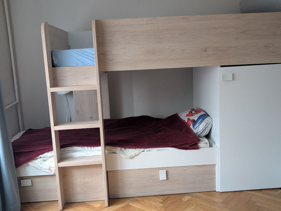 Łóżko piętrowe z szafą odbiór własny Sopot