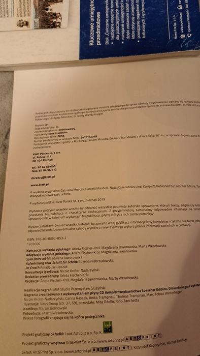 Komplet plus #1. Podręcznik do nauki j. Niemieckiego