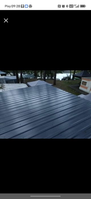 Wiata, zadaszenie powierzchnia dachu 7,5x6,1