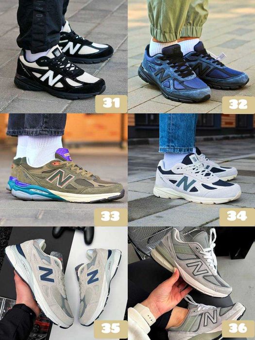 ‼️ПРЕМІУМ ЯКІСТЬ Кросівки New Balance 990 у різних кольорах | Унісекс | Розміри 36 - 45