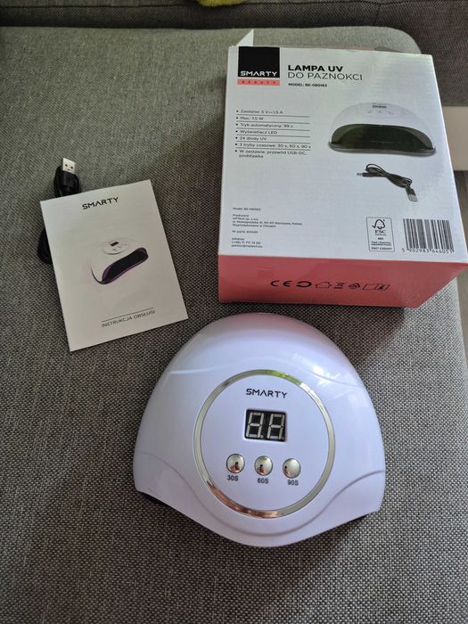Lampa UV do paznokci, SMARTY BE-080163