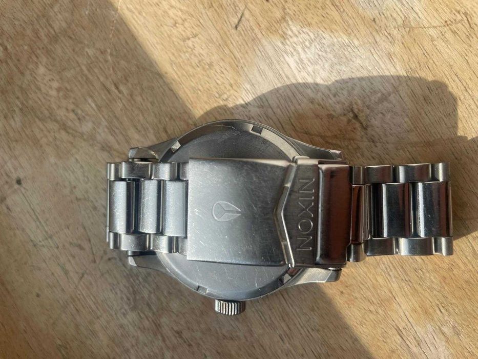 Relogio Nixon Sentry SS Watch Green Sunray