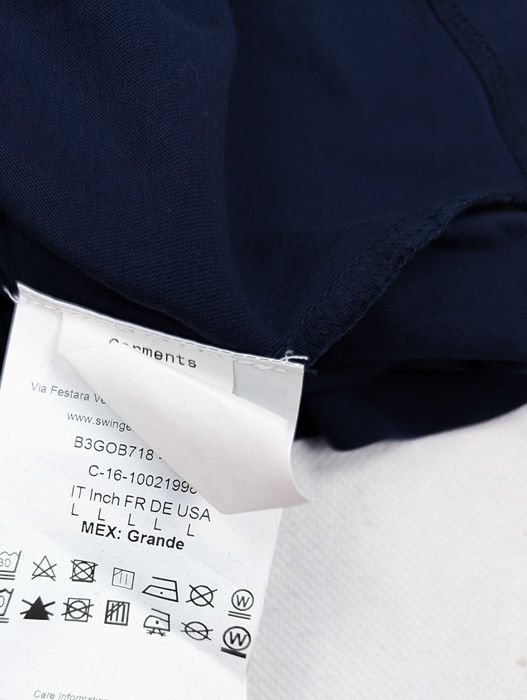 Versace jeans granatowa koszulka t-shirt L