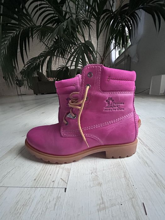 Trapery skorzane Panama Jack r 41 buty ocieplane barankiem