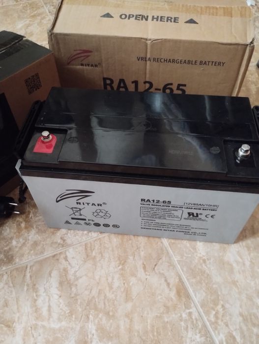 Комплект ДБЖ UPS RITAR RTSW-600ND12 + АКБ RA12-65