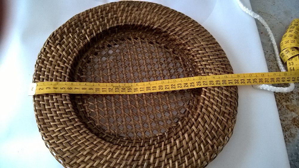 Prato/Centro de mesa em verga NOVO