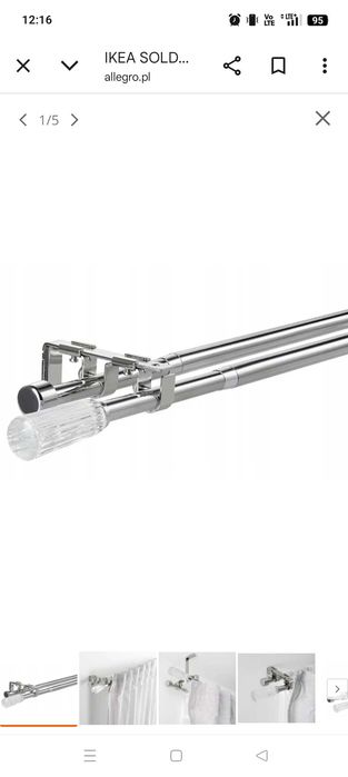 Sprzedam karnisz podwójny