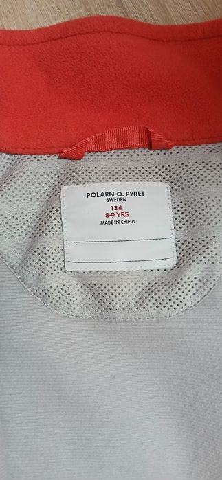 Кофта флис,софтшел polarn o.pyret 134cm 8-9лет