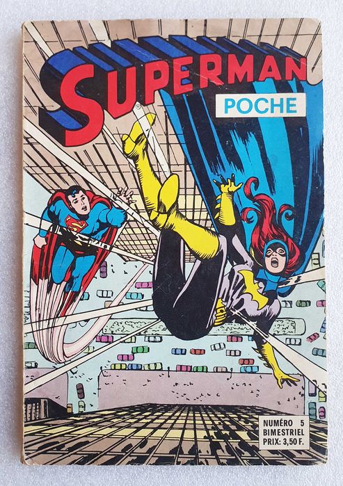 Livro de BD ~ "SUPERMAN POCHE" ~ Bimestral ~ 66 Pag. ~ Francês ~ 1977