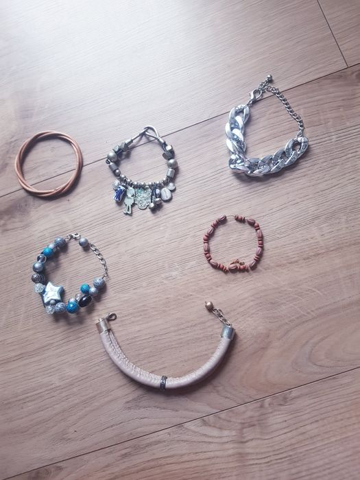 Zestaw bransoletek damskich 6 sztuk Top Vintage