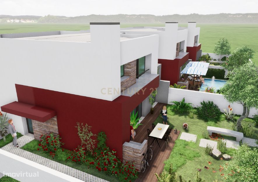 Moradia de Luxo com Jardim Privado - Um Oásis de Tranquilidade