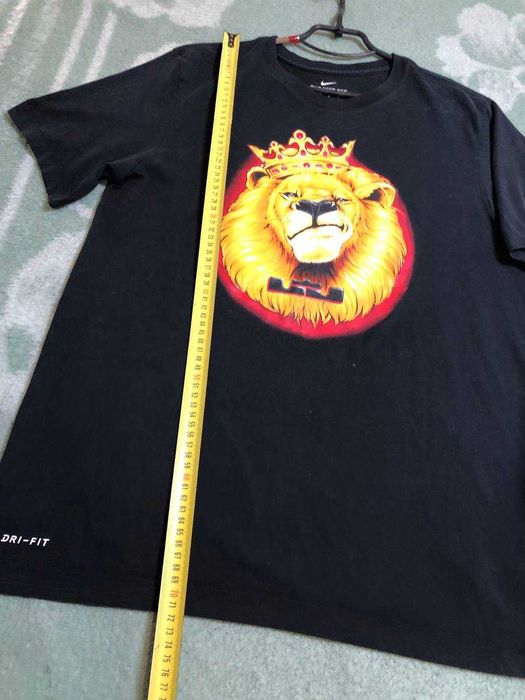 Nike Dri-FIT The Nike Tee LeBron James футболка черная размер M