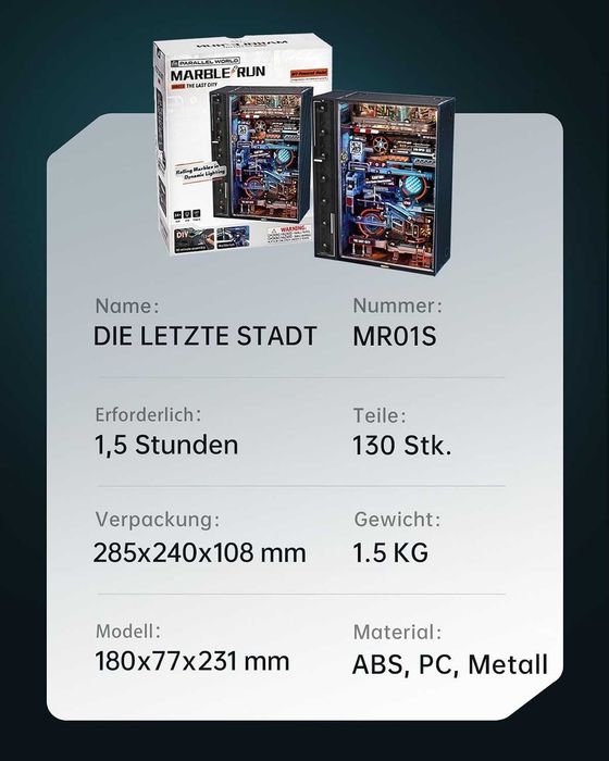 ROBOTIME Tor Kulek 3D Do Składania Podświetlany Model MR01S