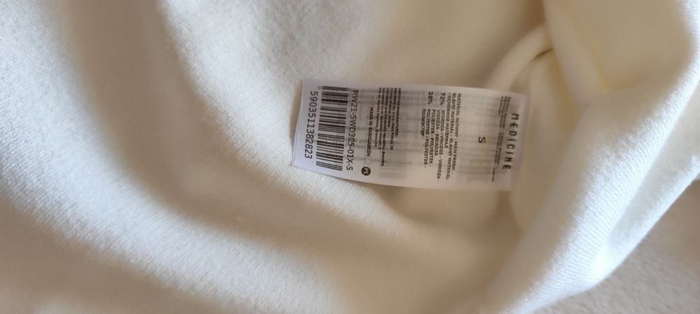 Medicine biały bezrękawnik