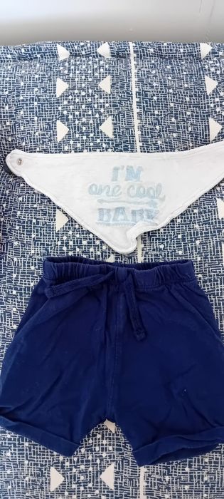 Calções e roupa de verão bebé 9-12meses