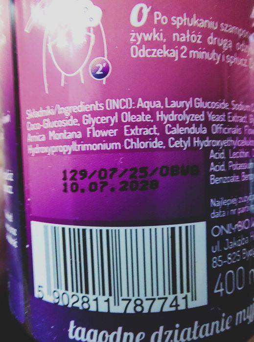Zestaw kosmetyków do włosów Hair in Balance by ONLYBIO