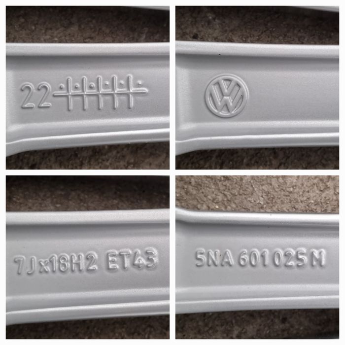 Koła Zimowe Alu 18" VW Tiguan II 2 III 3 5x112 / 2024r. Oryginalne