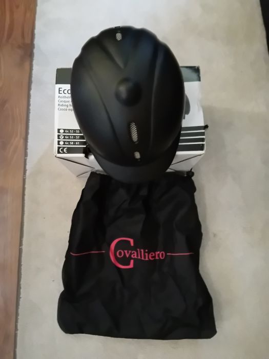 Kask jeździecki Cavalliero Econimo 53-57 czarny