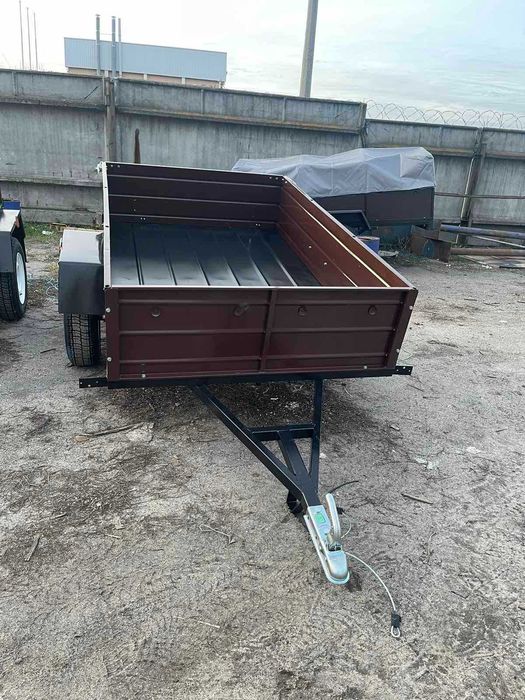 Легковий причіп "Дніпро-201" (200х120х35) на ресорах Волга, посилений