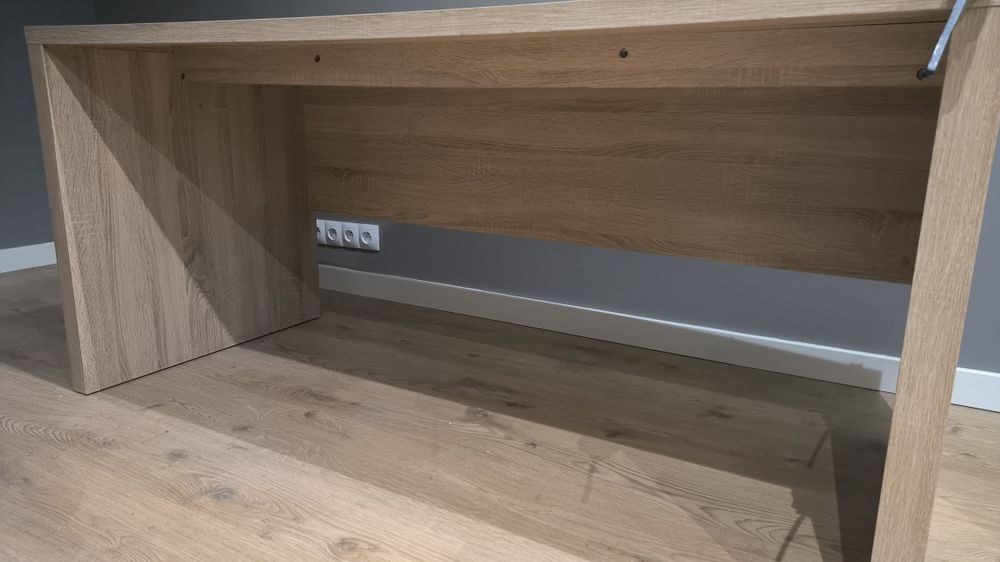 Duże biurko dąb sonoma