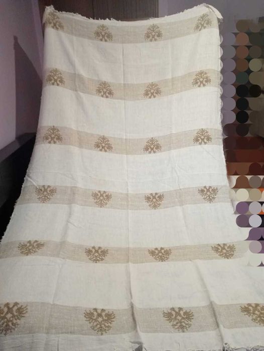 OPORTUNIDADE!!! Toalha de mesa com 6 guardanapos bordada em LINHO