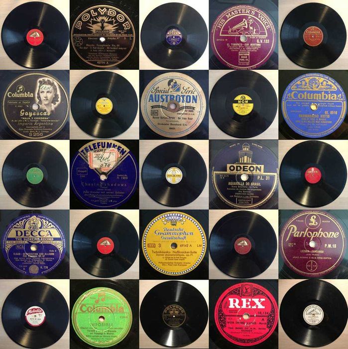 Vintage Records – Shellac 78 RPM – Private Collection