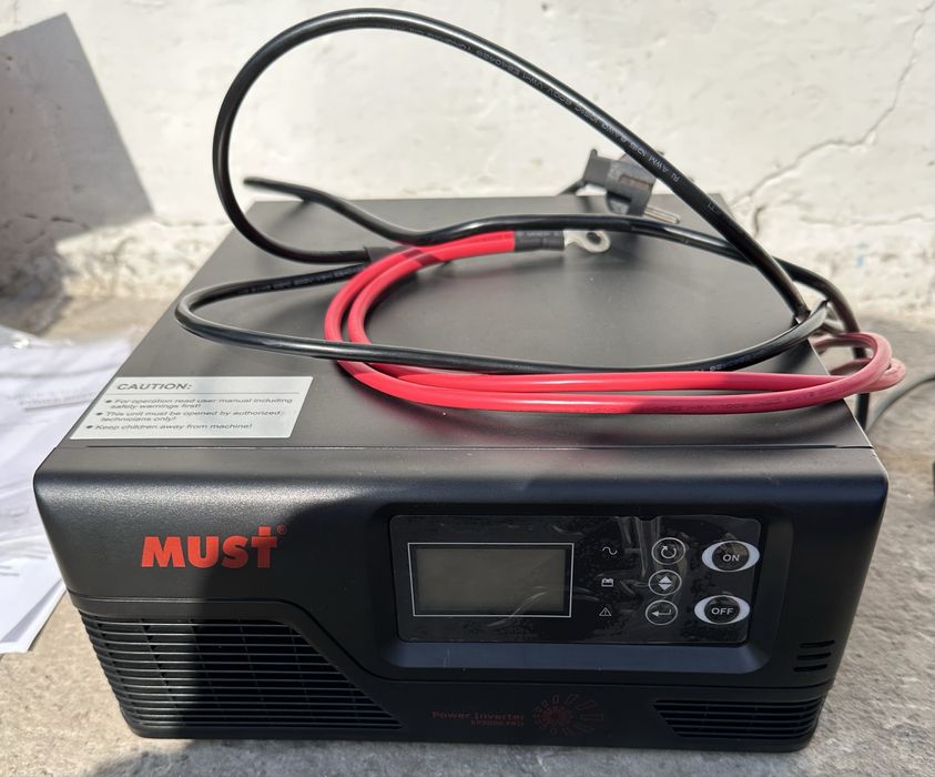 Інвертор , Дбж  1 квт  Must ep-20 1012pro+ акб 12v100a
