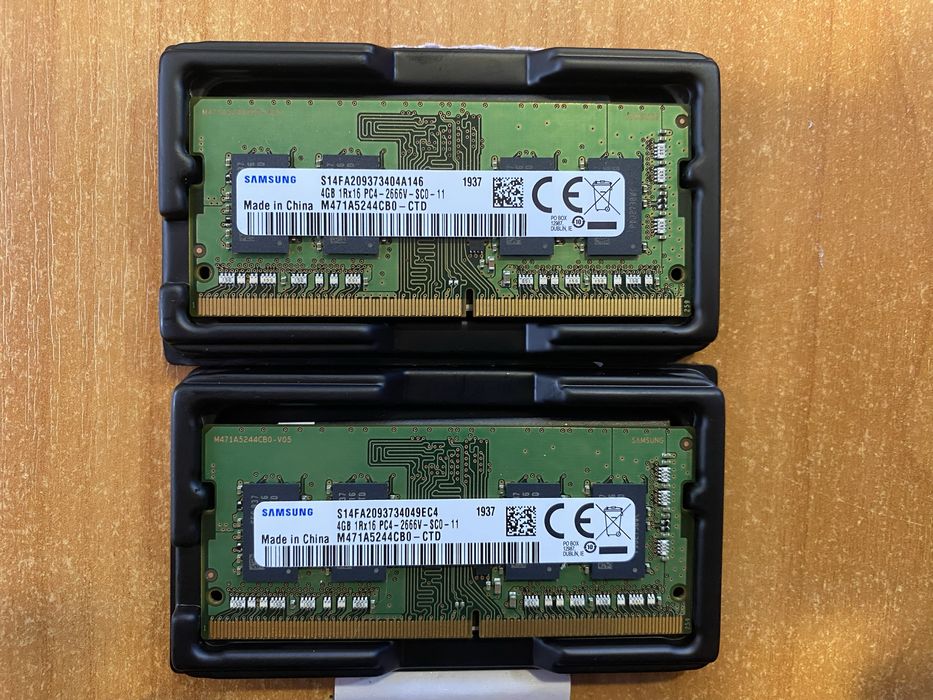 Оперативна памʼять ноутбука DDR4 4gb ЦІНА ЗА ПАРУ