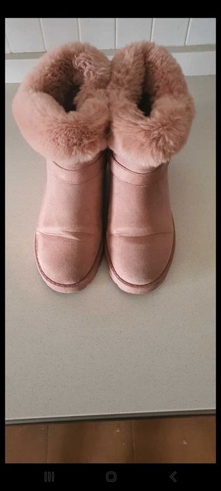 Botas Pelinho Rosas