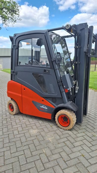 Linde H20 stan IDEALNY Triplex przesuw wolny skok wózek widłowy widlak