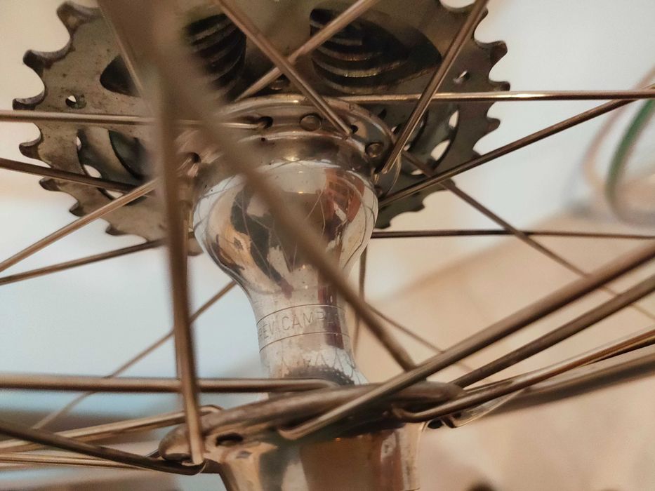 Vintage 1996 Campagnolo grupo Veloce 3x8v e rodas Atlanta 1996