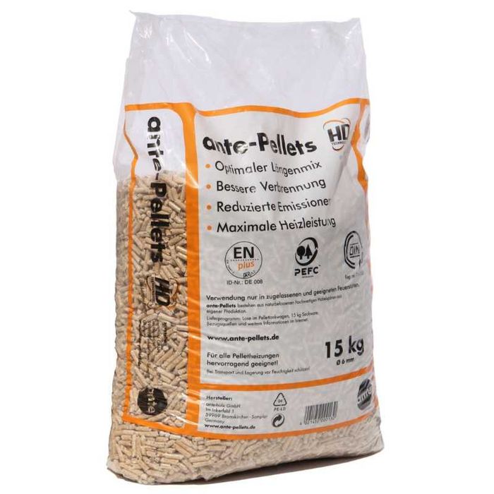 Pellet Certyfikowany ANTE HOLZ Premium ENplus A1