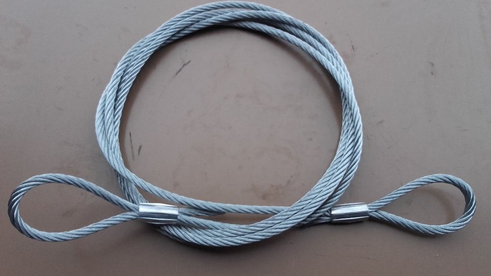 Nowa Linka Lina Holownicza 6m Rolnicza ZAKUTA stalowa fi 12 mm WYSYŁKA