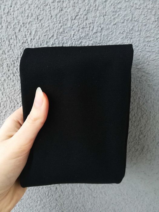 Podkolanówki czarne mikrofibra grube ocieplane / nieużywane, nowe