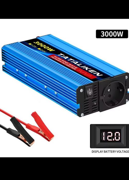 Інвертор Tataliken 12v 3000W чистий синус (в наявності)..