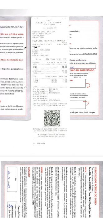 Colchão Grafeno completamente NOVO.